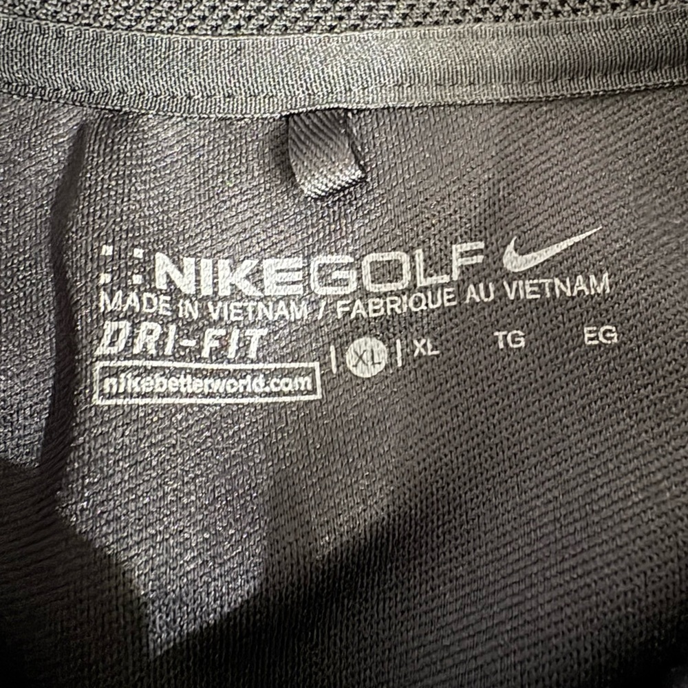 Nike Mirage Black Golf long sleeve pullover size XLarge - Picture 6 of 7